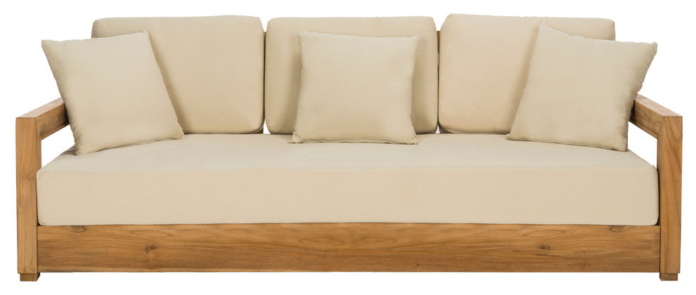 Safavieh Montford Teak 3-Seat Bench
