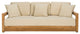 Safavieh Montford Teak 3-Seat Bench