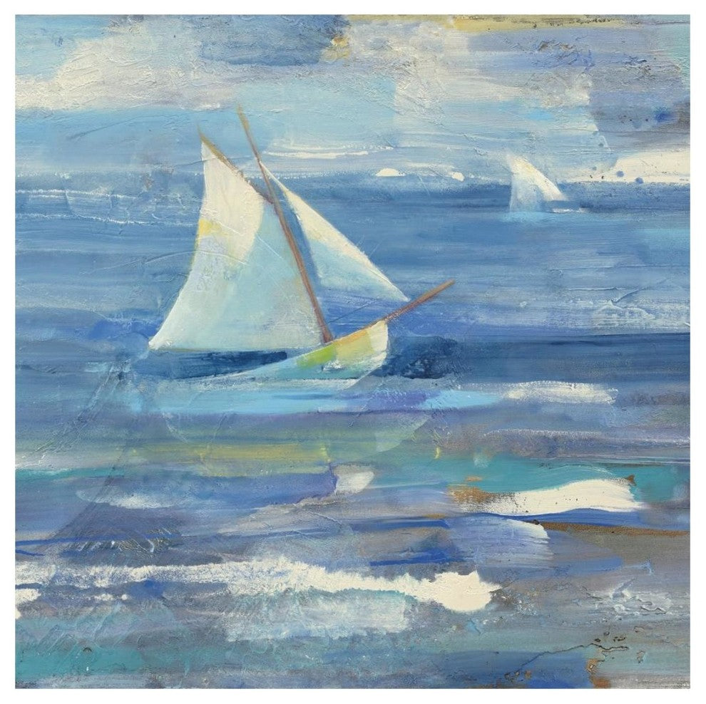 "Ocean Sail v.2" Digital Paper Print by Albena Hristova, 20"x20"