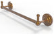 Prestige Que New 24" Towel Bar with Integrated Hooks, Brushed Bronze
