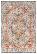 Hampton Medallion Machine Made Indoor Area Rug, 7'10", Beige