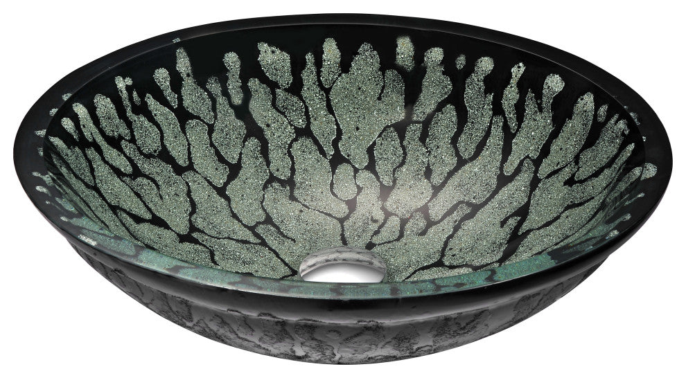 ANZZI Patuvendi Series Deco-Glass Bathroom Vessel Sink