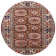 Ahgly Company Indoor Round Mid-Century Modern Area Rugs, 7' Round