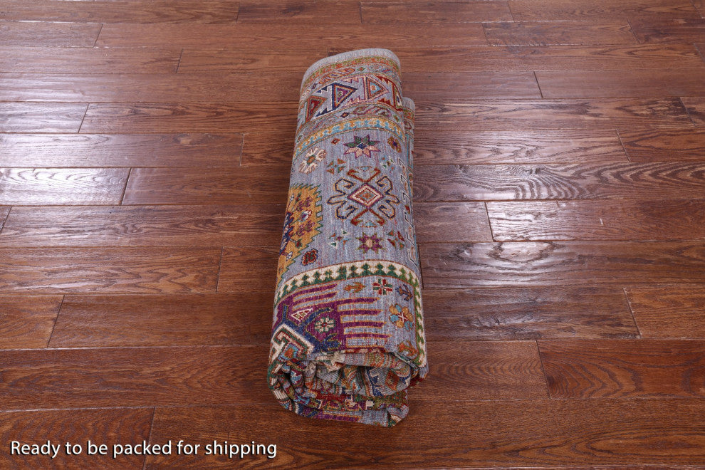 Fine Turkmen Ersari Hand Knotted Wool Rug 5' 10" X 8' 0" - Q12489