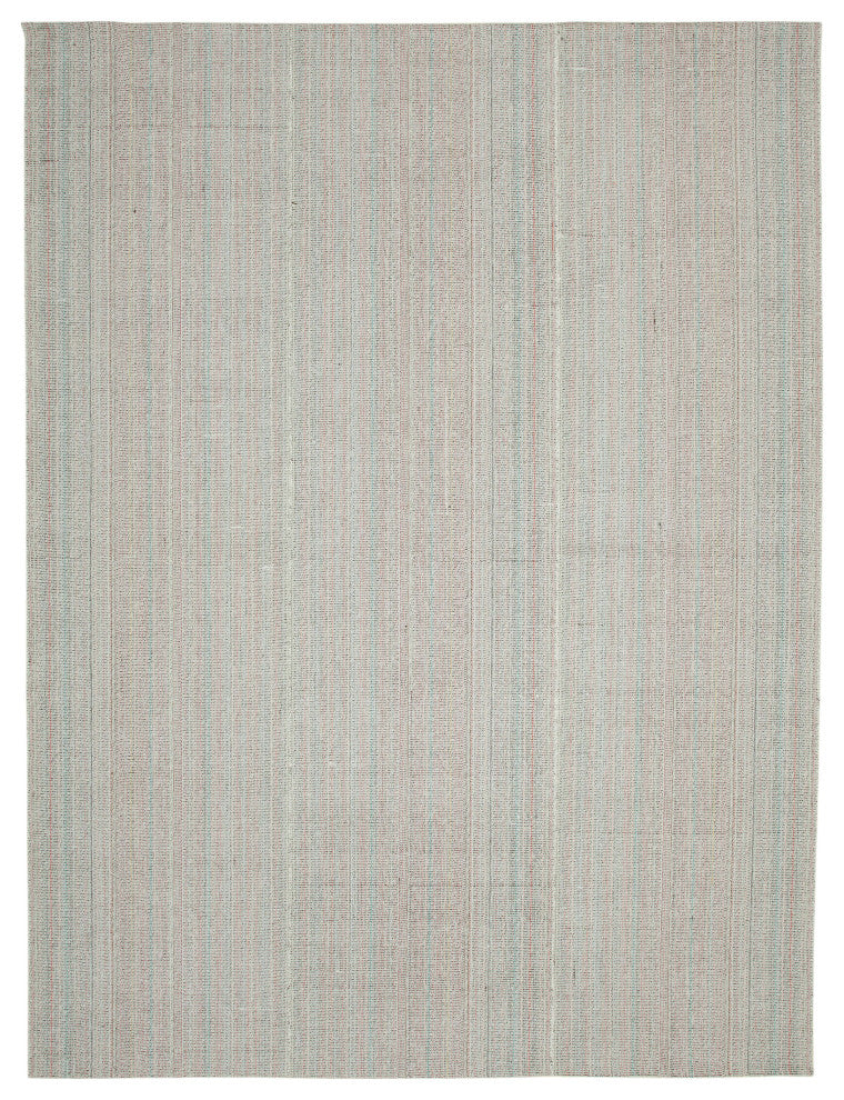 Rug N Carpet - Handmade Turkish 10' 0'' x 13' 3'' Decorative Wool Kilim Rug