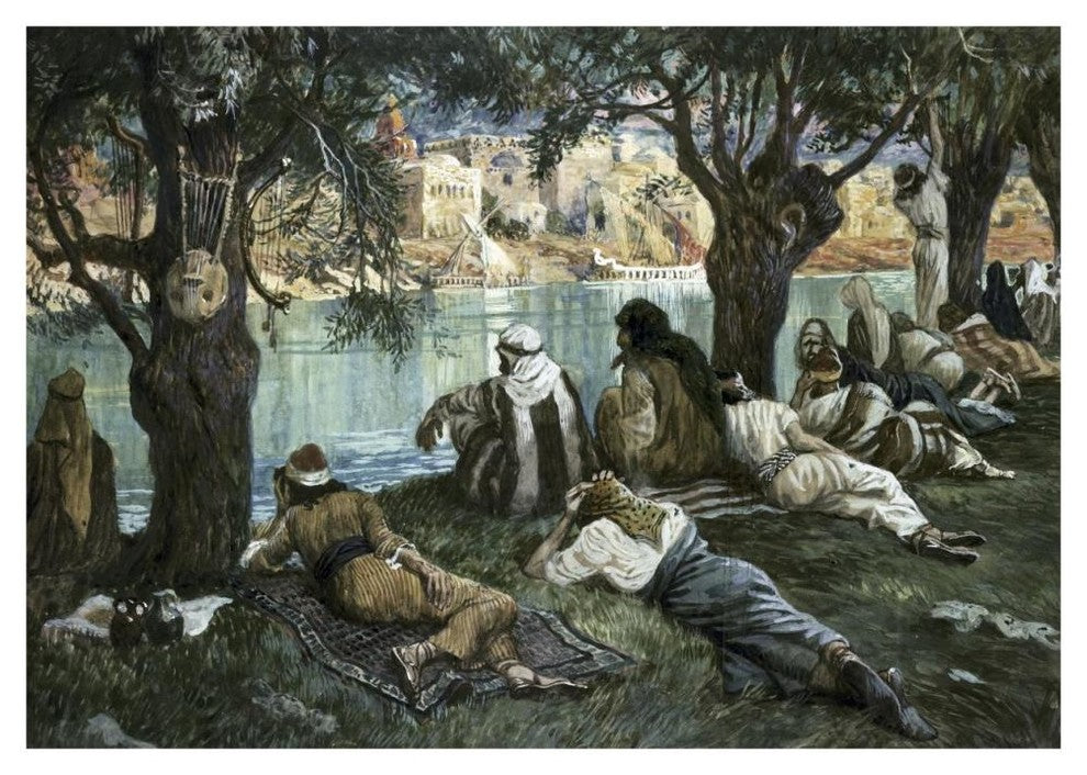 "By The Waters of Babylon" Digital Paper Print by James Tissot, 46"x33"