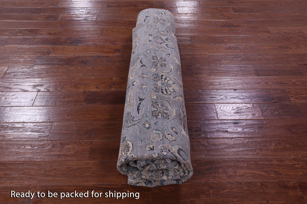 8' 8" X 11' 9" Persian Tabriz Hand Knotted Wool Rug - Q13750