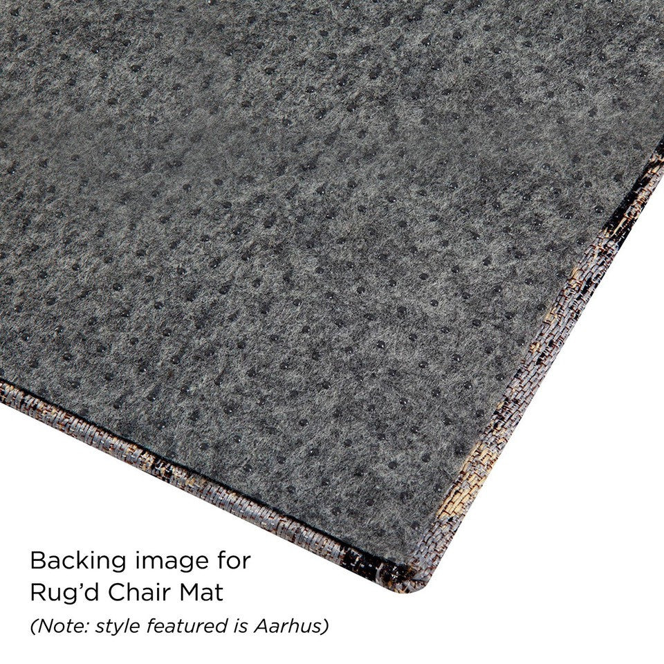 40" x 54" Tromso Blue and Gray 1/2" Rug'd Chair Mat