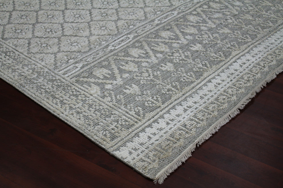 Amer Rugs Winslow WNS-3 Sand Beige Hand-knotted - 6'x9' Rectangle Area Rug