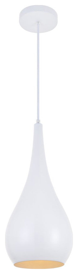 Nicholas 1-Light White Pendant