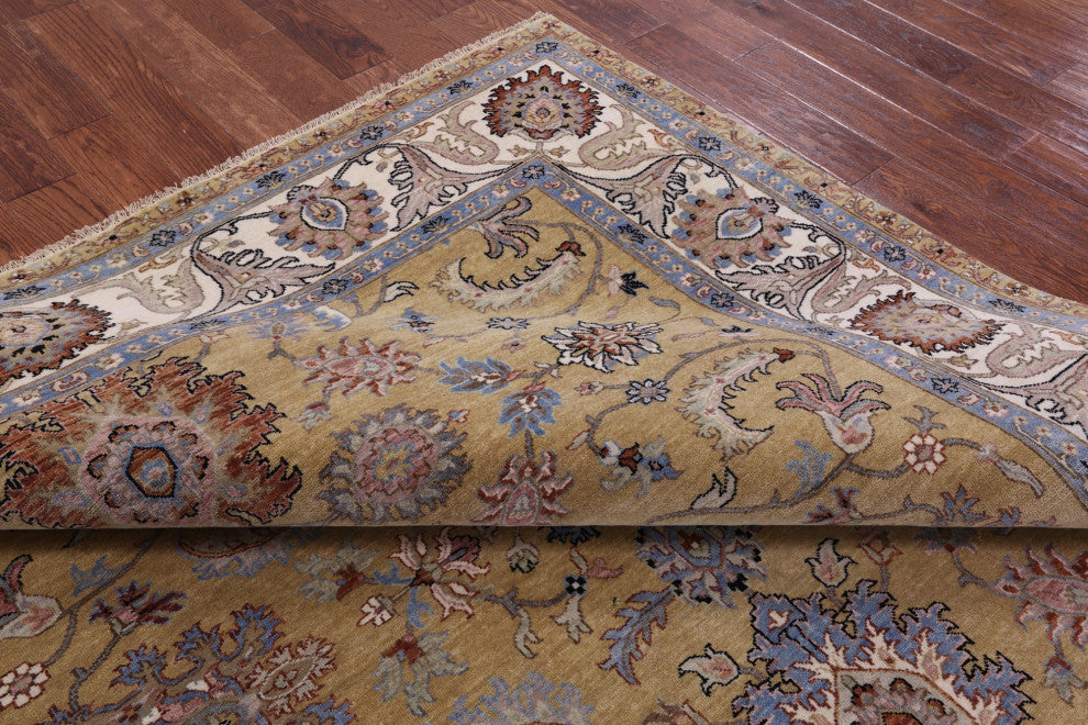 8' 1" X 9' 8" Persian Tabriz Handmade Wool Rug - Q16033