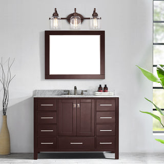 CHLOE Lighting ADAIR Transitional 3-Light Oil Rubbed Bronze Bath Fixture
