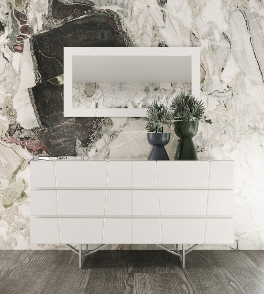 Modrest Chrysler Modern White Dresser