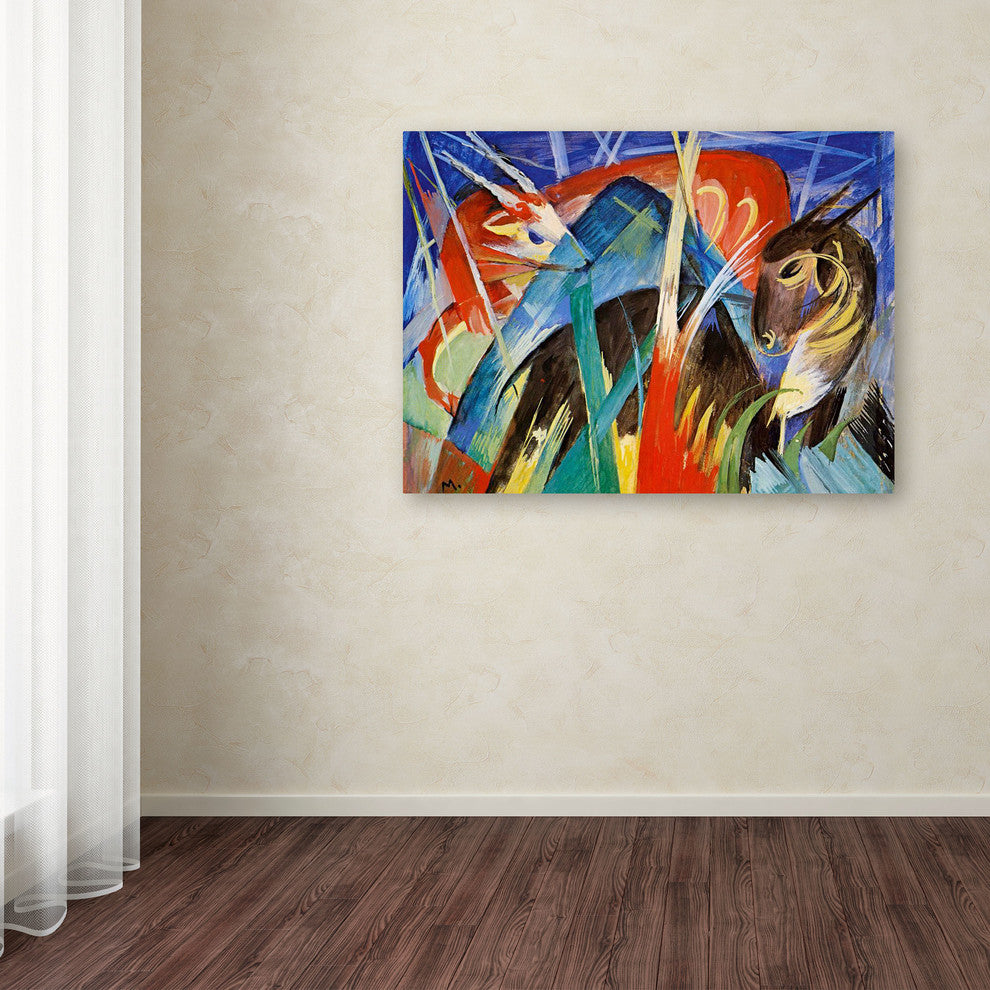 'Fairy Animals, 1913' Canvas Art by Franz Marc