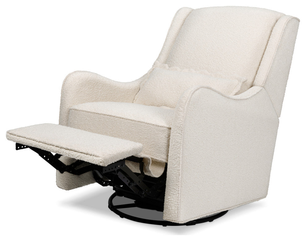 Devon Recliner and Swivel Glider, Ivory Boucle
