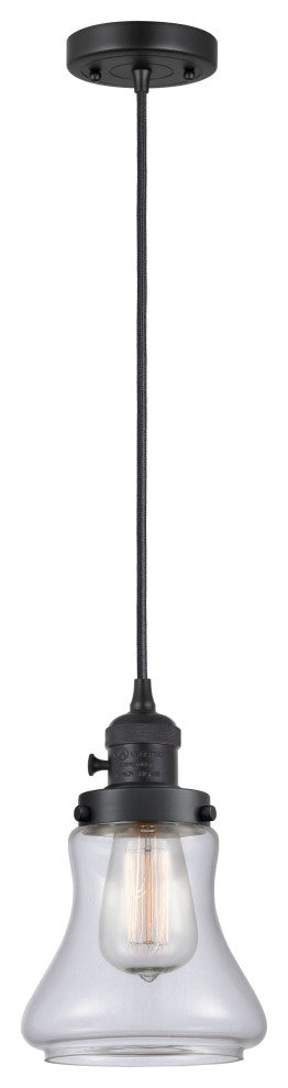INNOVATIONS 201CSW-BK-G192-LED 1-Light Mini Pendant Matte Black