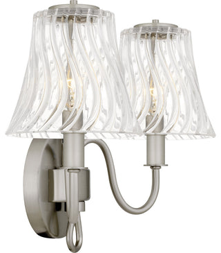 Quoizel MCK8615 McKinney 2 Light 16"W Vanity Light - Brushed Nickel