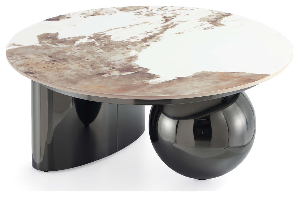 Manhattan Comfort 2-Piece Laurel Coffee and End Table