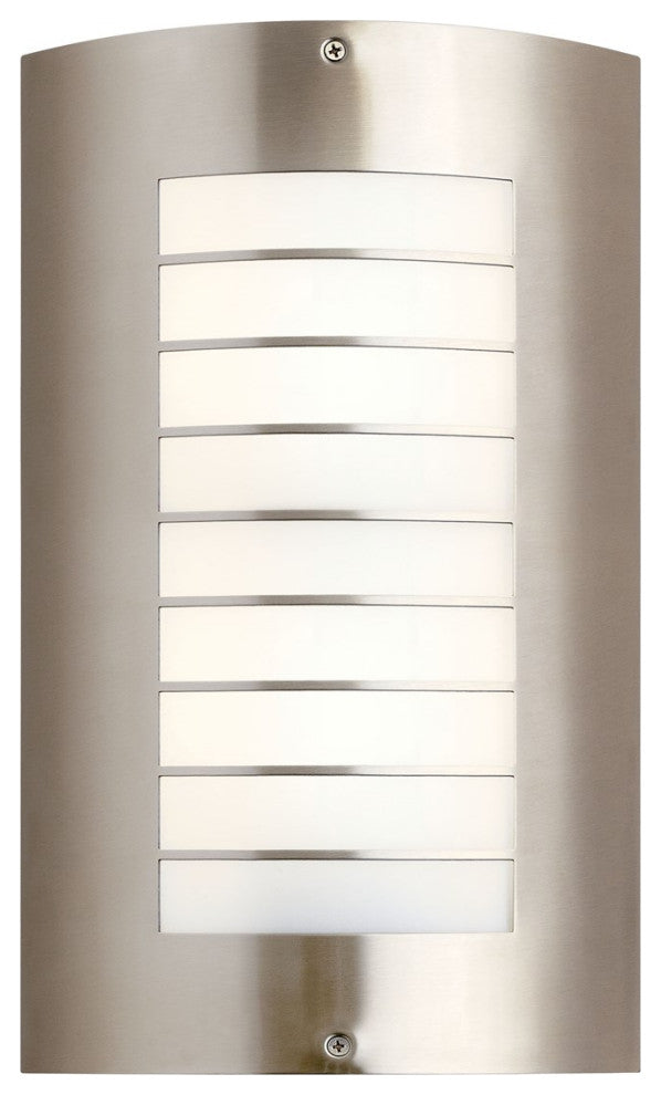 Kichler Newport 2 Light Large Outdoor Wall Light in Brushed Nickel