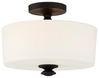 Crystorama Lighting Group TRA-A3302 Travis 2 Light 13"W - Black Forged