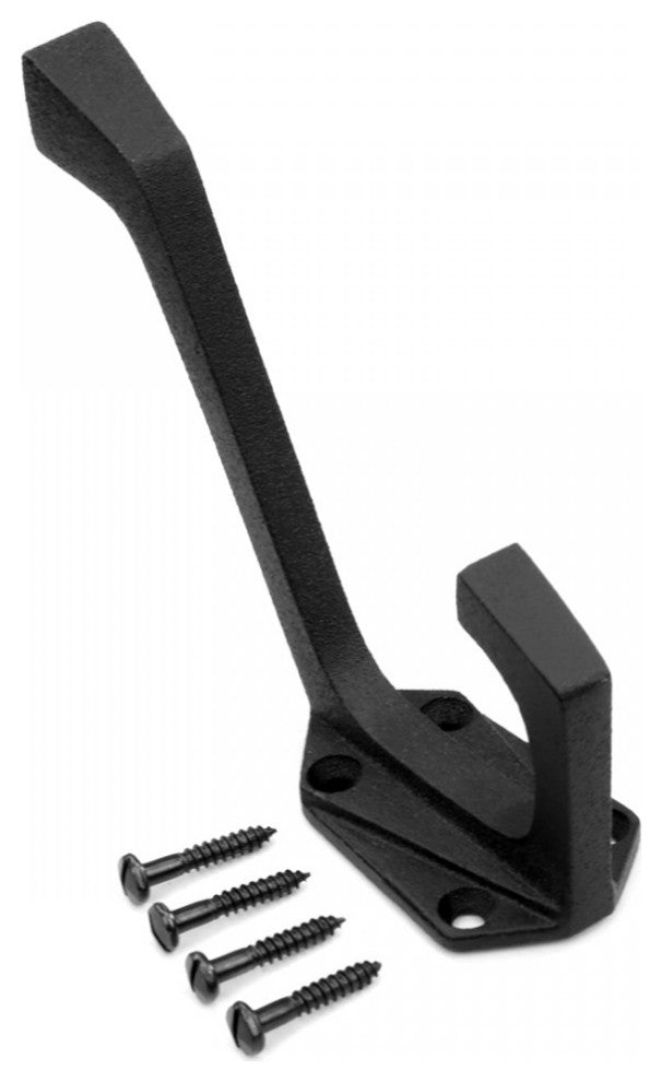 Heavy Duty Coat Hooks Double Hook Coat Hanger 3.35 x 1.25 x 4 inches