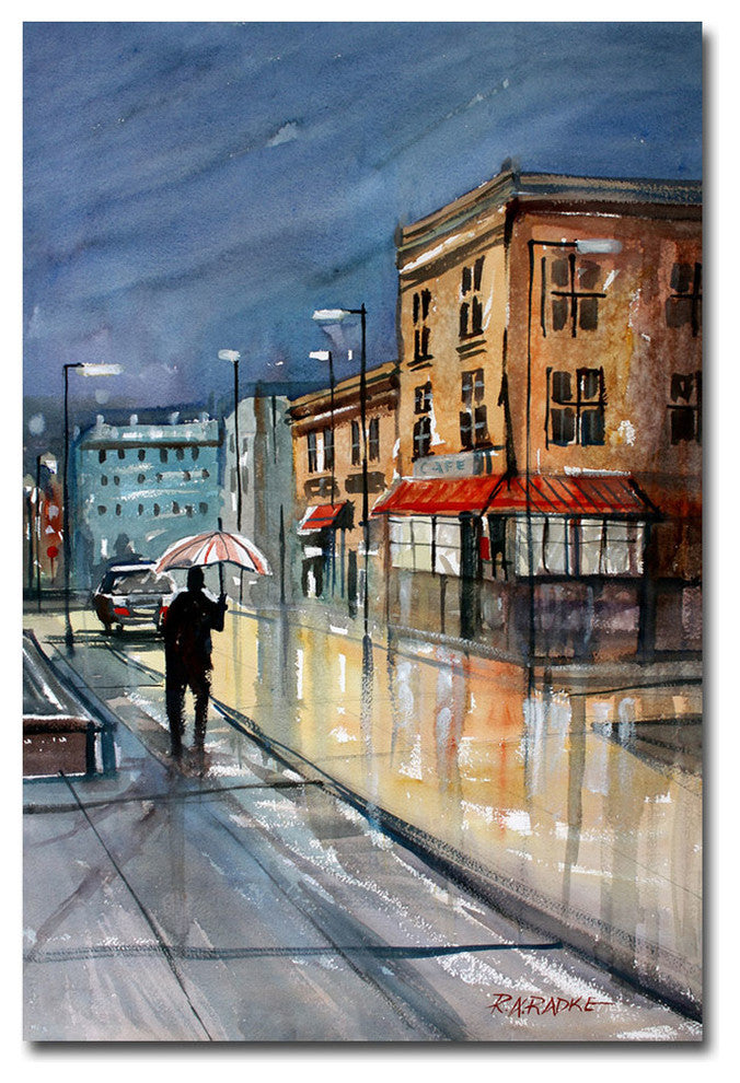 'Night Lights Green Bay' Canvas Art by Ryan Radke