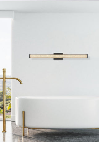 Home Living 36" Led Wall Sconce, Black