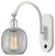 Innovations 518-1W-WPC-G105 1-Light Sconce, White and Polished Chrome