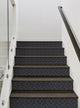 Modern Wire Mesh Peel and Stick Stair Riser Strips, Navy, 48"w X 6"h, 6 Pack