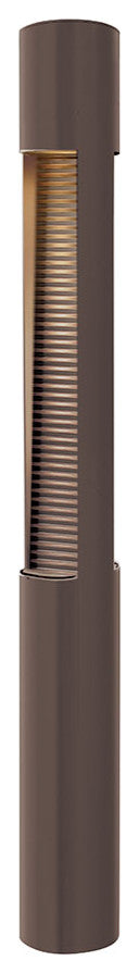 Hinkley 15609BZ-LED Luna Bollard LED, Dark Bronze, Light Bronze