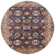 Ahgly Company Indoor Round Mid-Century Modern Area Rugs, 7' Round