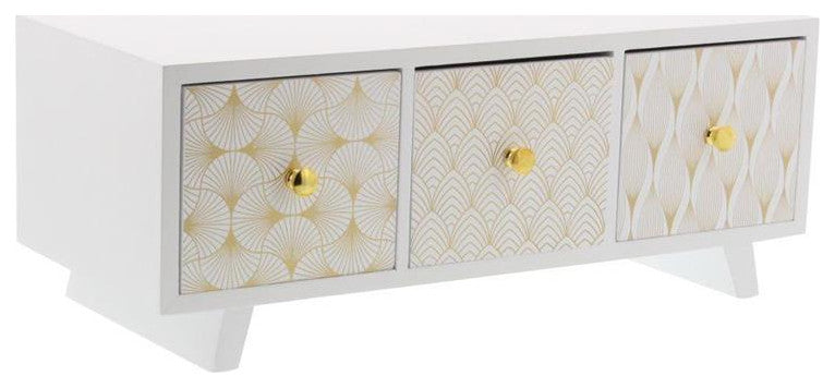 White Contemporary Jewellery Box