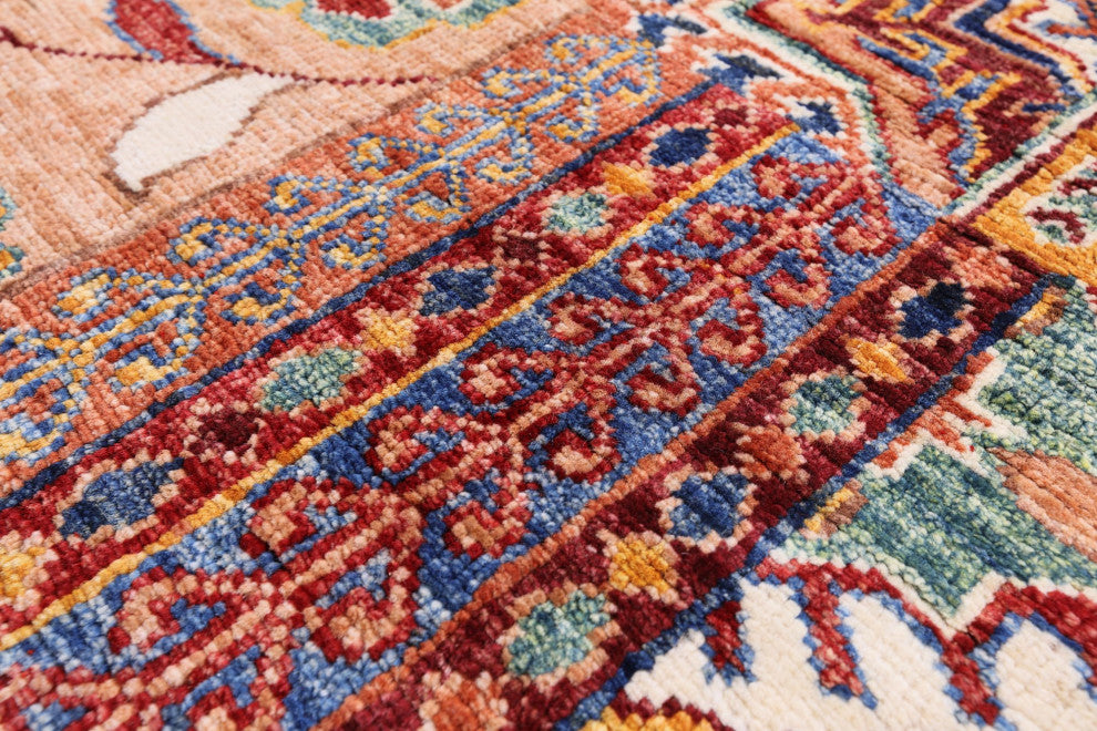 Super Kazak Hand-Knotted Wool Rug 2' 9" X 4' 2" Q10425
