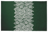 Cowry Stack Rug, Green, 2'x3'
