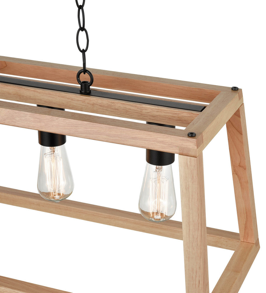 Bristol Wood Pendant Lamp, Natural