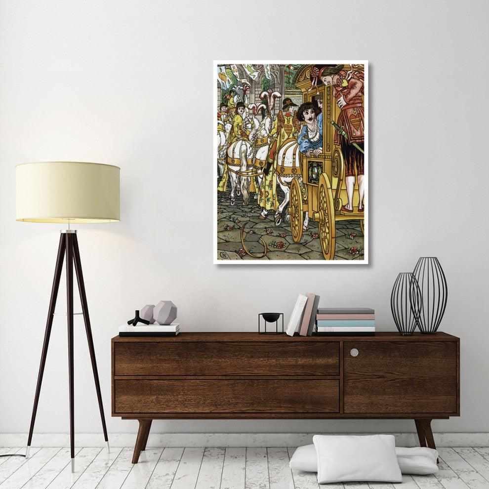 "Frog Prince - Procession" Digital Paper Print by Walter Crane, 38"x50"
