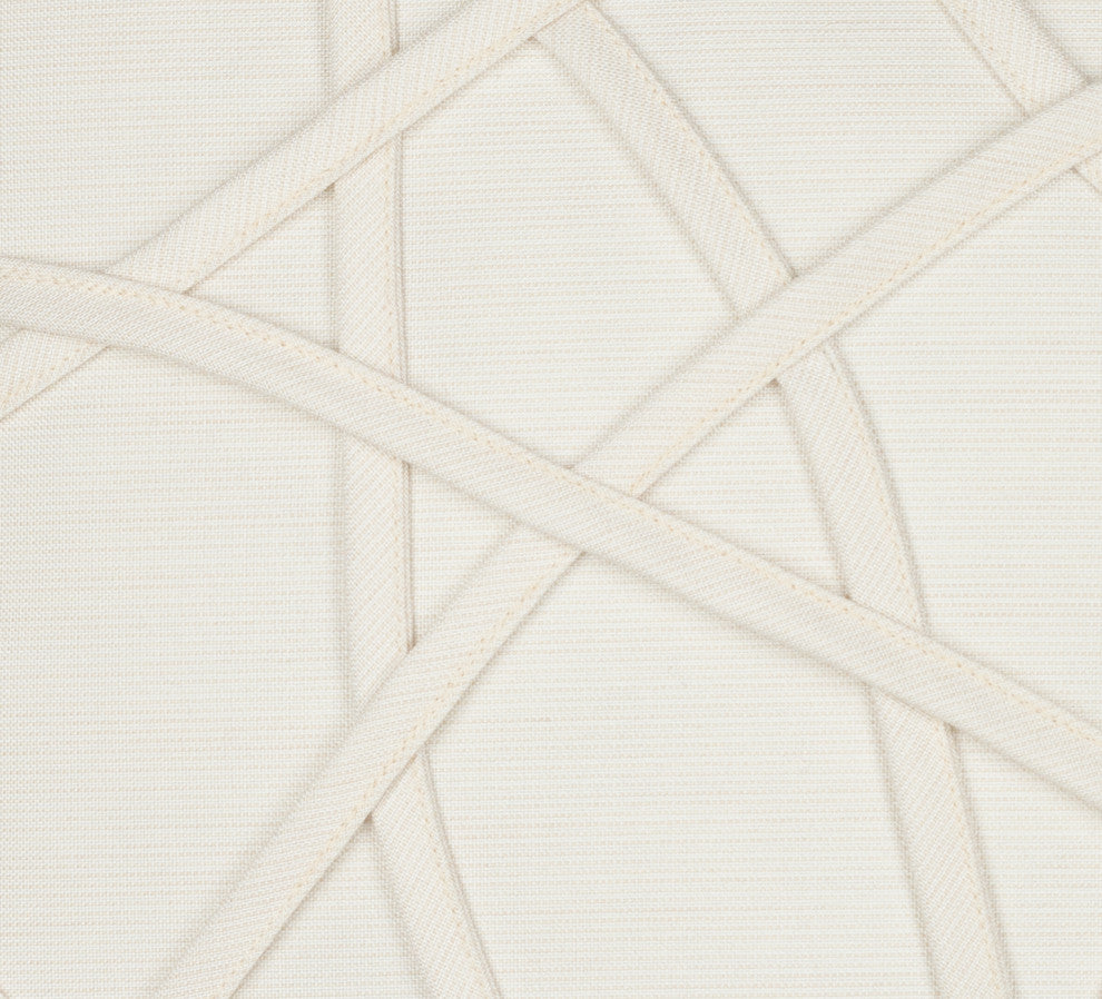 Illusion Ivory Indoor/Outdoor Performance Pillow, 12"x20"