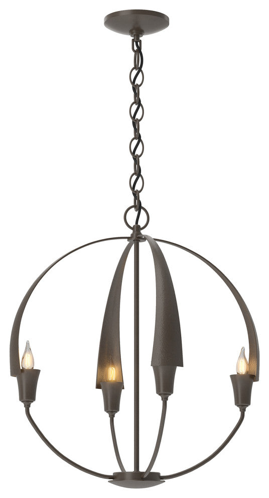 Cirque Small Chandelier, Bronze Finish