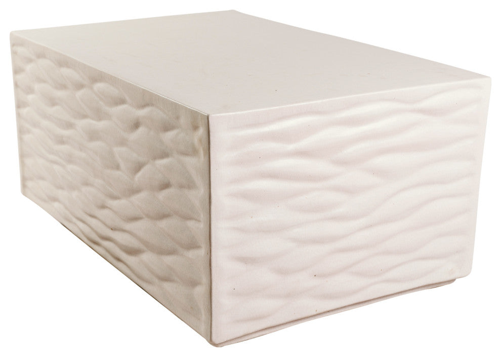 Zen Ceramic Rectangular Patio Coffee Table