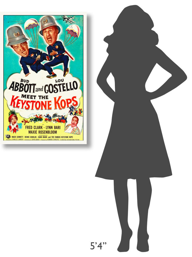 Abbott and Costello, Meet The Keystone Kops, 01, 24x36
