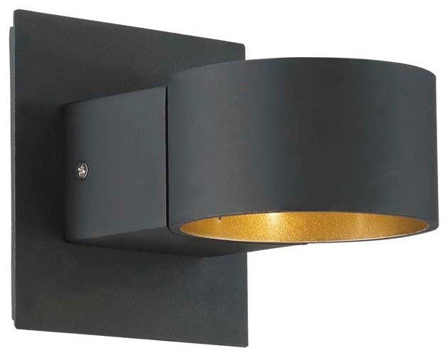 Lacapo LED Wall Sconce, Black Matte