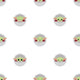 Green Grogu Peel & Stick Wallpaper