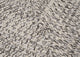 Corsica CC19 Silver Shimmer Indoor/Outdoor Area Rug, Square 10'x10'