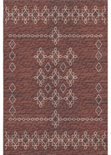 Addison Premium Washable Mayfield AMF109 Red 3' x 5' Rug