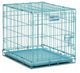 Midwest Icrate Single Door Dog Crate, Blue, 24"X18"X19"