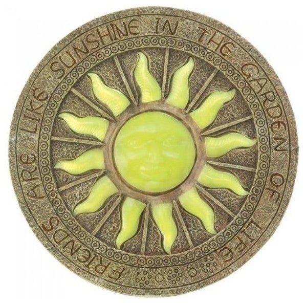 Bursting Sun Glowing Stepping Stone