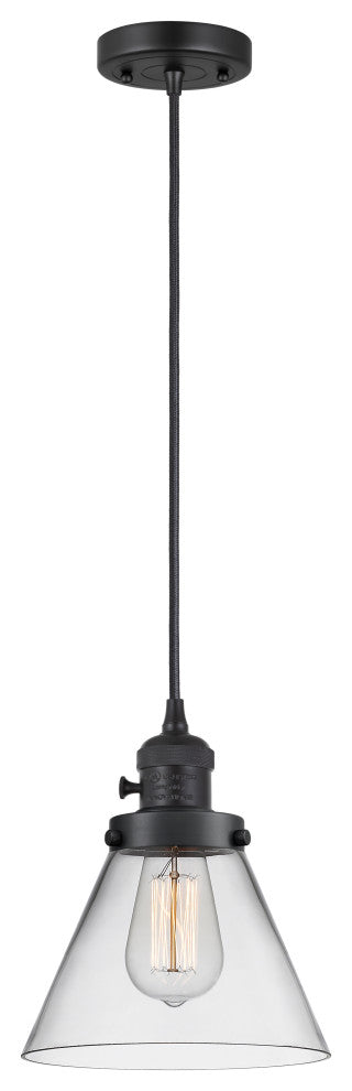INNOVATIONS 201CSW-BK-G42 1-Light Mini Pendant Matte Black