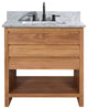 Avanity Kai Bath Vanity, Natural Teak, 30"