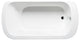 Malibu Bells Rectangle Combination Whirlpool and Air Bathtub 60x32x22 White