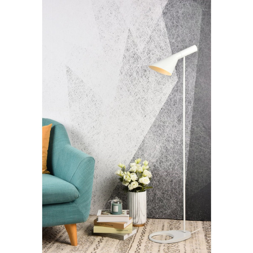 Living District Juniper 1-Light Table Lamp White